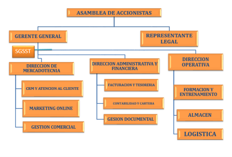 organigrama riesgo cero trabajos en alturas
